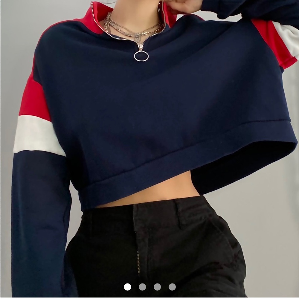 half zip up sweatshirt
